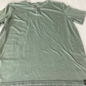 Lucky Venice Burnout Brand Mint Green Short Sleeve Tee Large